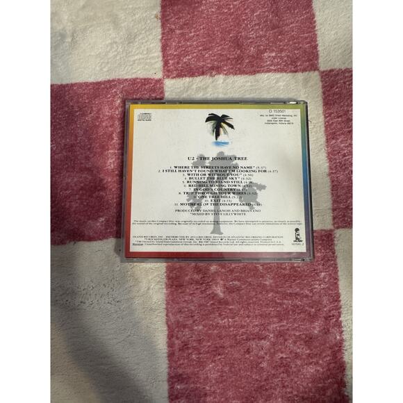 U2 The Joshua Tree CD 1987 80s music rock vintage original - Picture 2 of 3